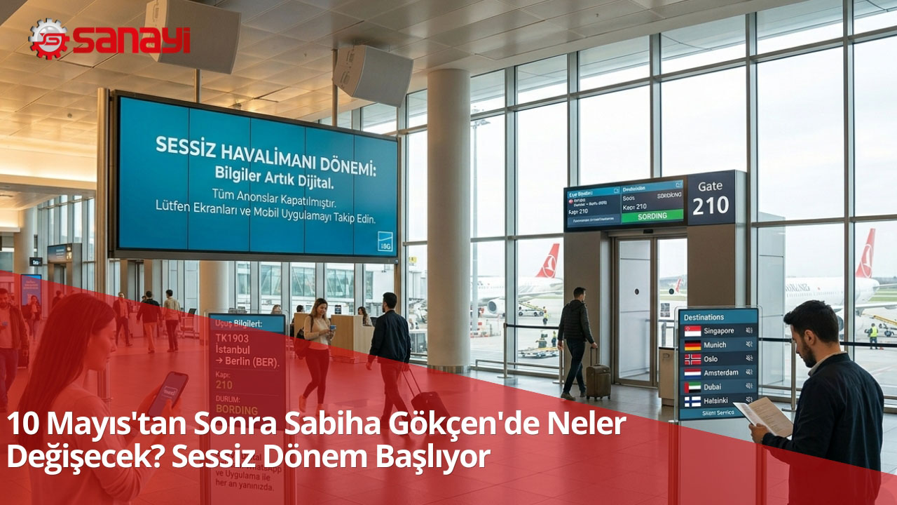 10 Mayıs'tan Sonra Sabiha Gökçen'de Neler Değişecek? Sessiz Dönem Başlıyor