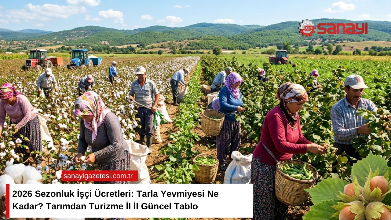 2026 Sezonluk İşçi Ücretleri: Tarla Yevmiyesi Ne Kadar? Tarımdan Turizme İl İl Güncel Tablo