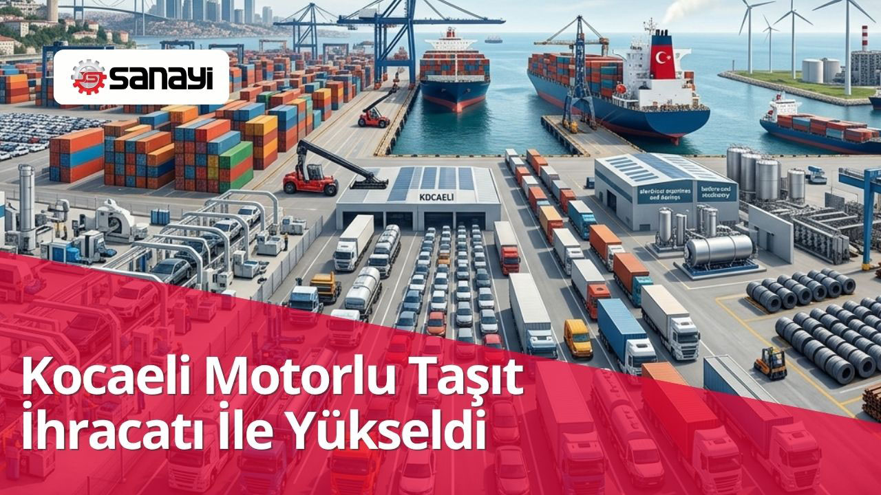 Kocaeli Motorlu Taşıt İhracatı İle Yükseldi