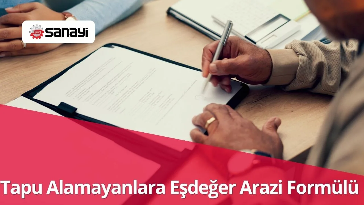 Tapu Alamayanlara Eşdeğer Arazi Formülü