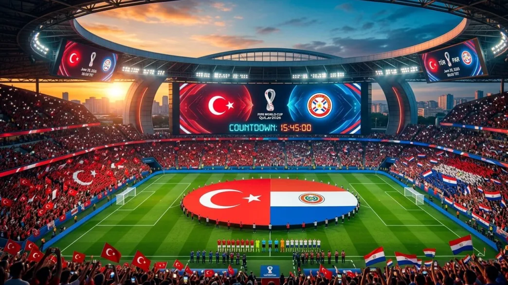 Türkiye-Paraguay Dünya Kupası maçında geri sayım başladı!