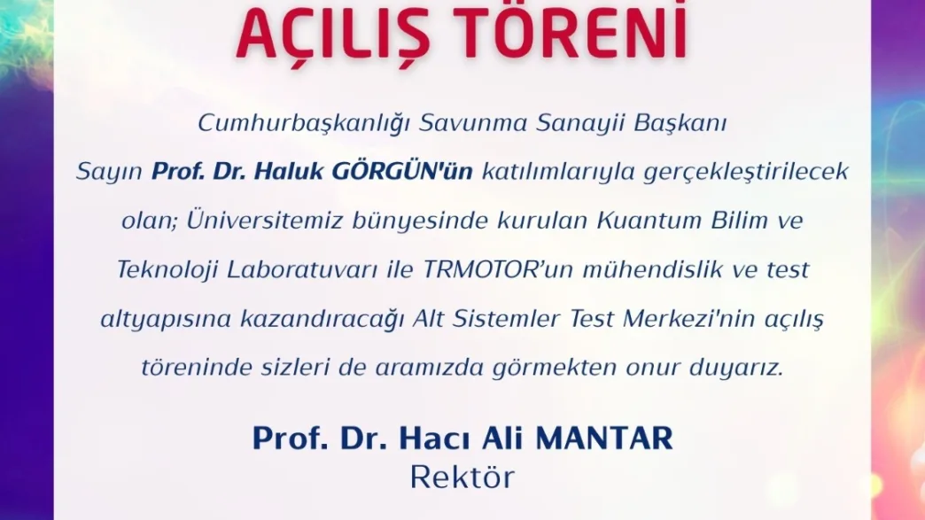 Kuantum ve TRMOTOR Güçlerini GTÜ'de birleştiriyor